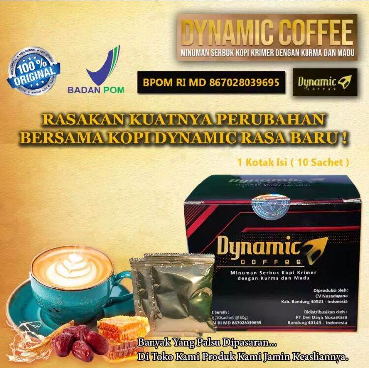 Kopi Dynamic 10 Saset Kemasan Terbaru