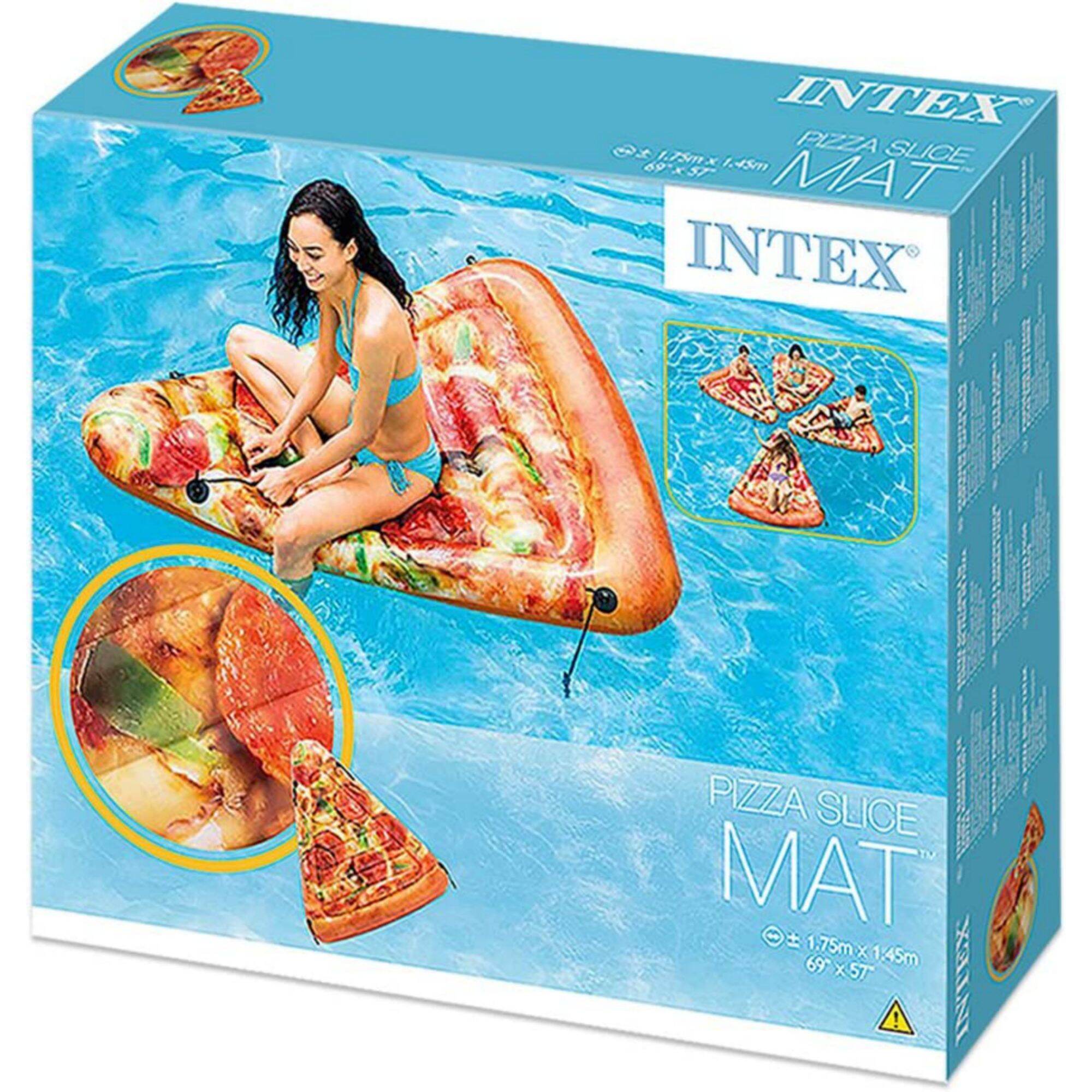 Floating Mat 58752 Intex Intex ZX-58752 Inflatable Pizza Slice
