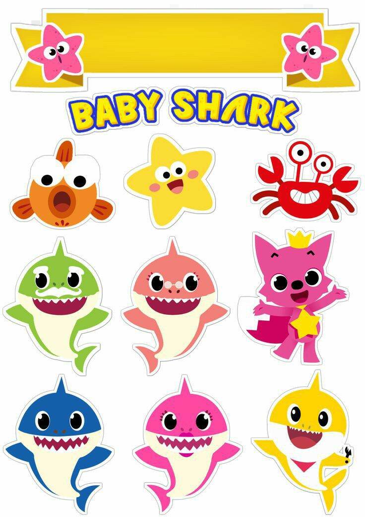 Topper cake kue baby shark bisa custom nama dan ucapan | Lazada Indonesia