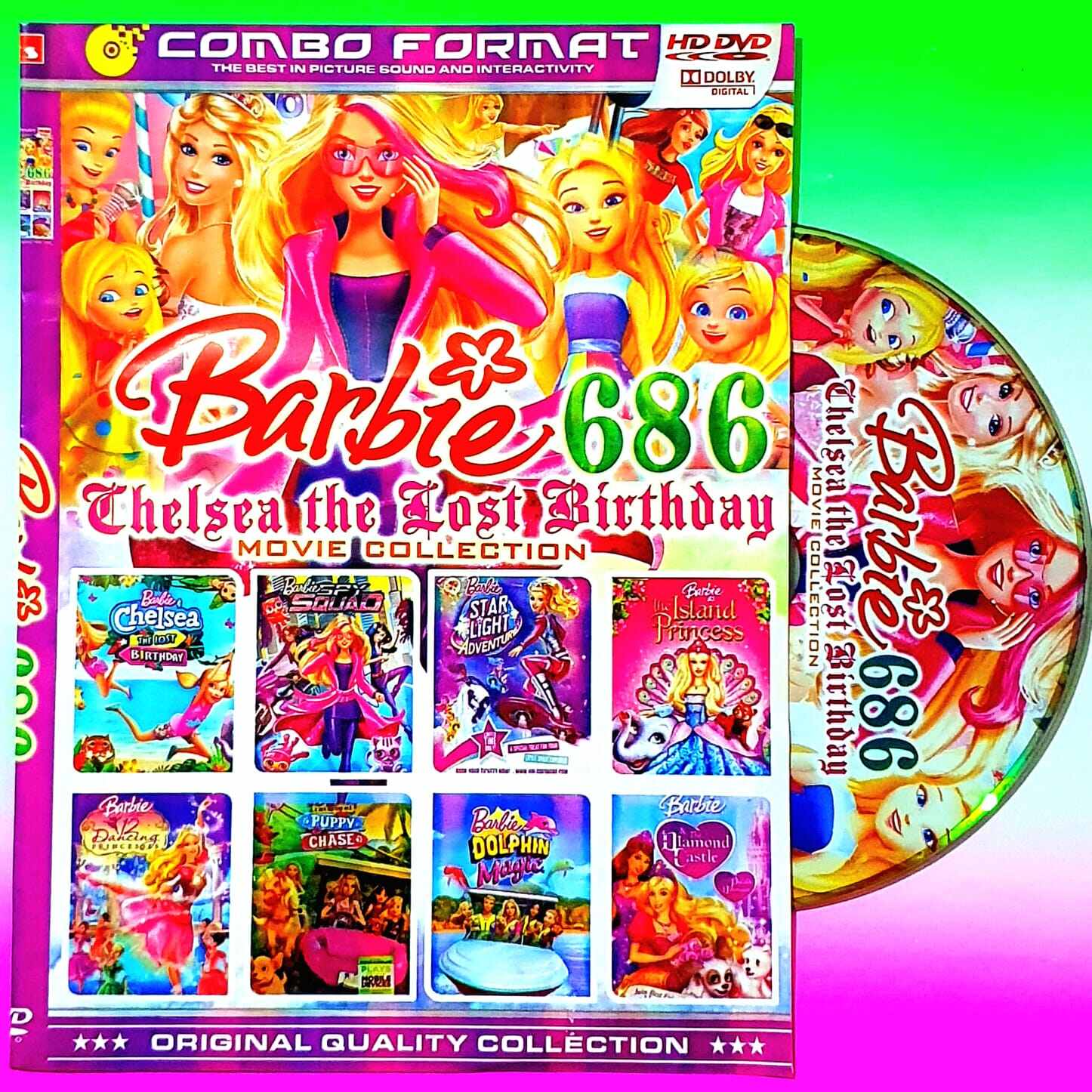 KASET DVD VIDEO FILM ANAK PEREMPUAN BARBIE-KASET DVD FILM BARBIE