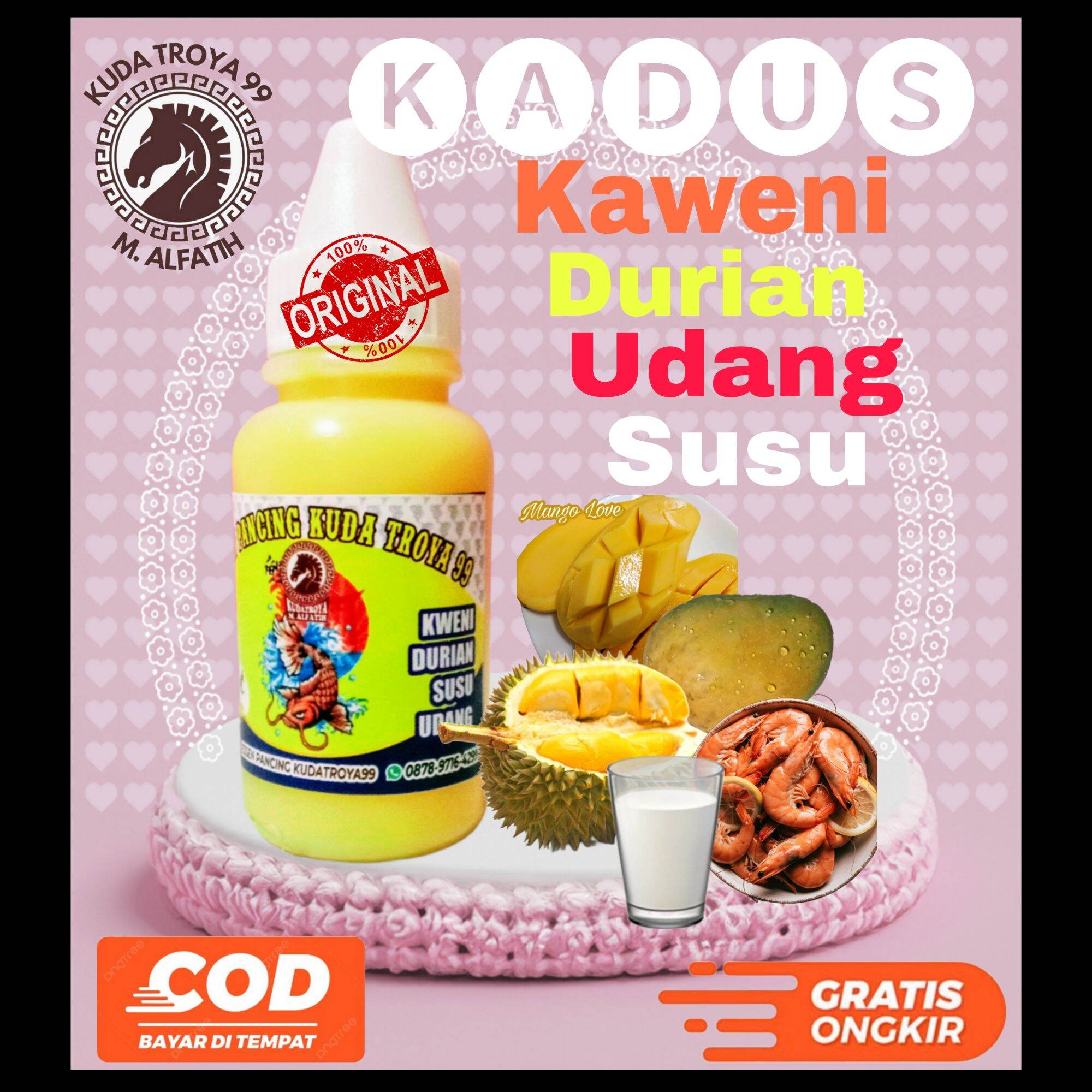 Biang Essen Kaweni Durian Udang Susu Aroma Wangi Amis Nyengat Bikin Ikan Terpikat Untuk Lomba