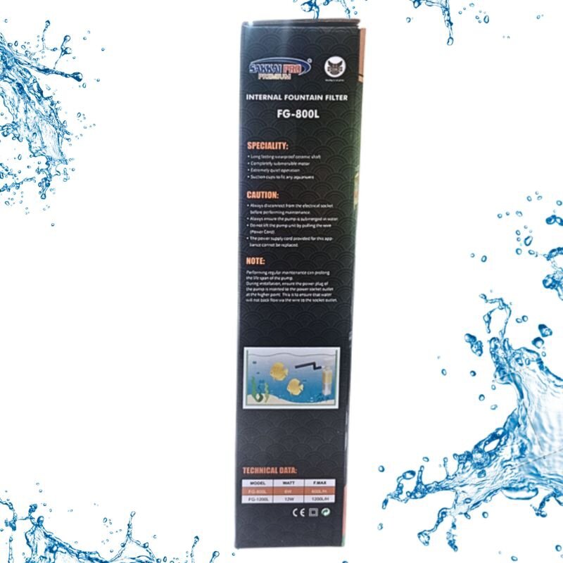 SAKKAI PRO FG 800L FISH POMPA INTERNAL FILTER AQUARIUM AQUASCAPE/KEBUTUHAN AKUARIUM AKUARIUM