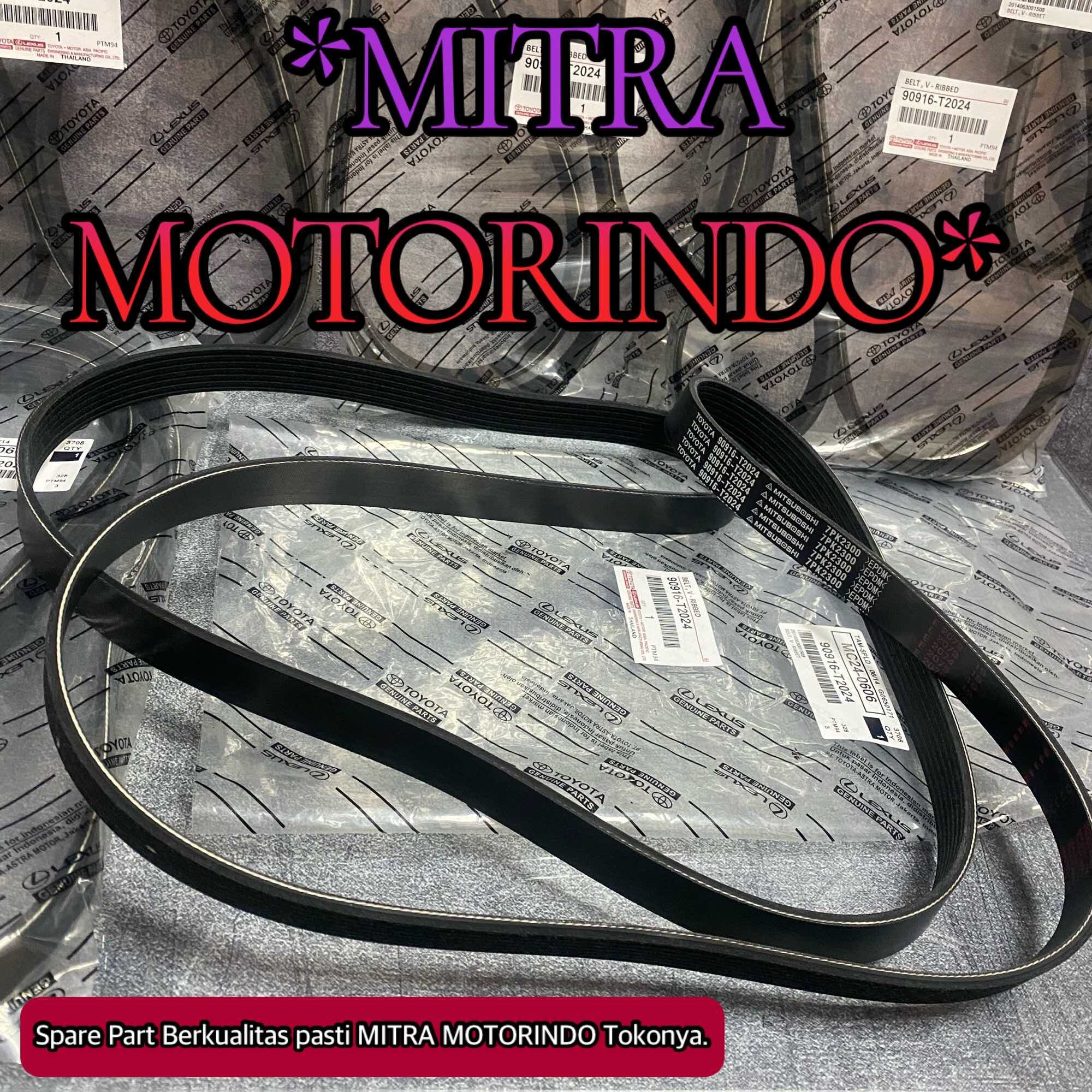 Van belt,fan belt Toyota innova bensin,hilux bensin,fortuner bensin type asli 90916-T2024 Giá 165,000 Đồng*Miễn phí vận chuyển