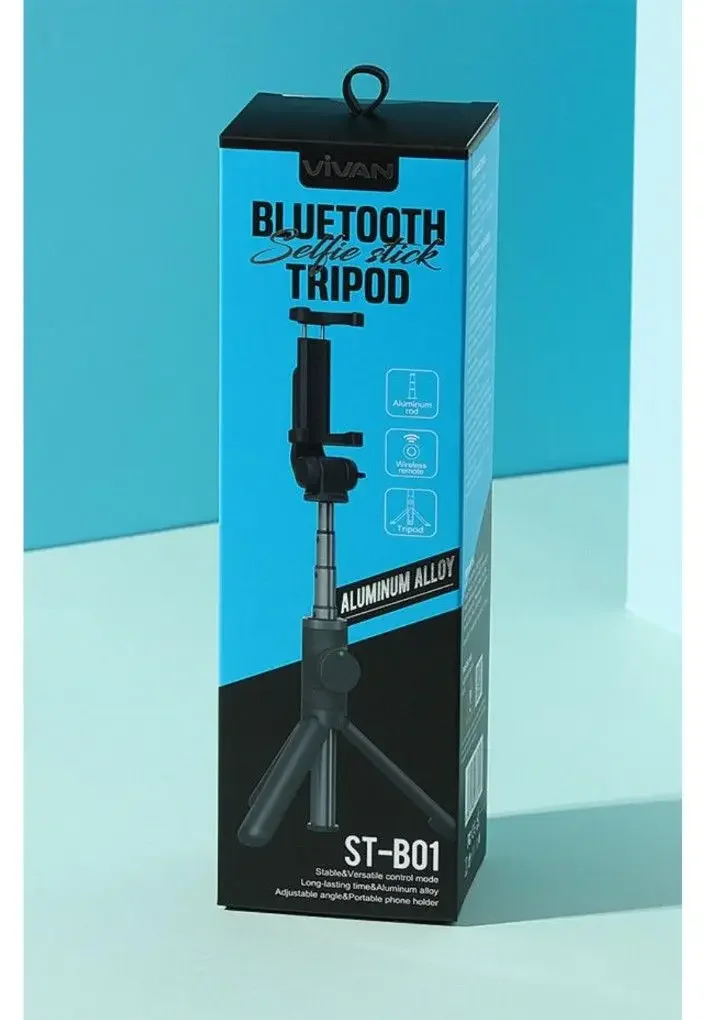 Tongsis Tripod Bluetooth VIVAN Selfie Stick - Garansi Resmi 1 Tahun - ST-B01