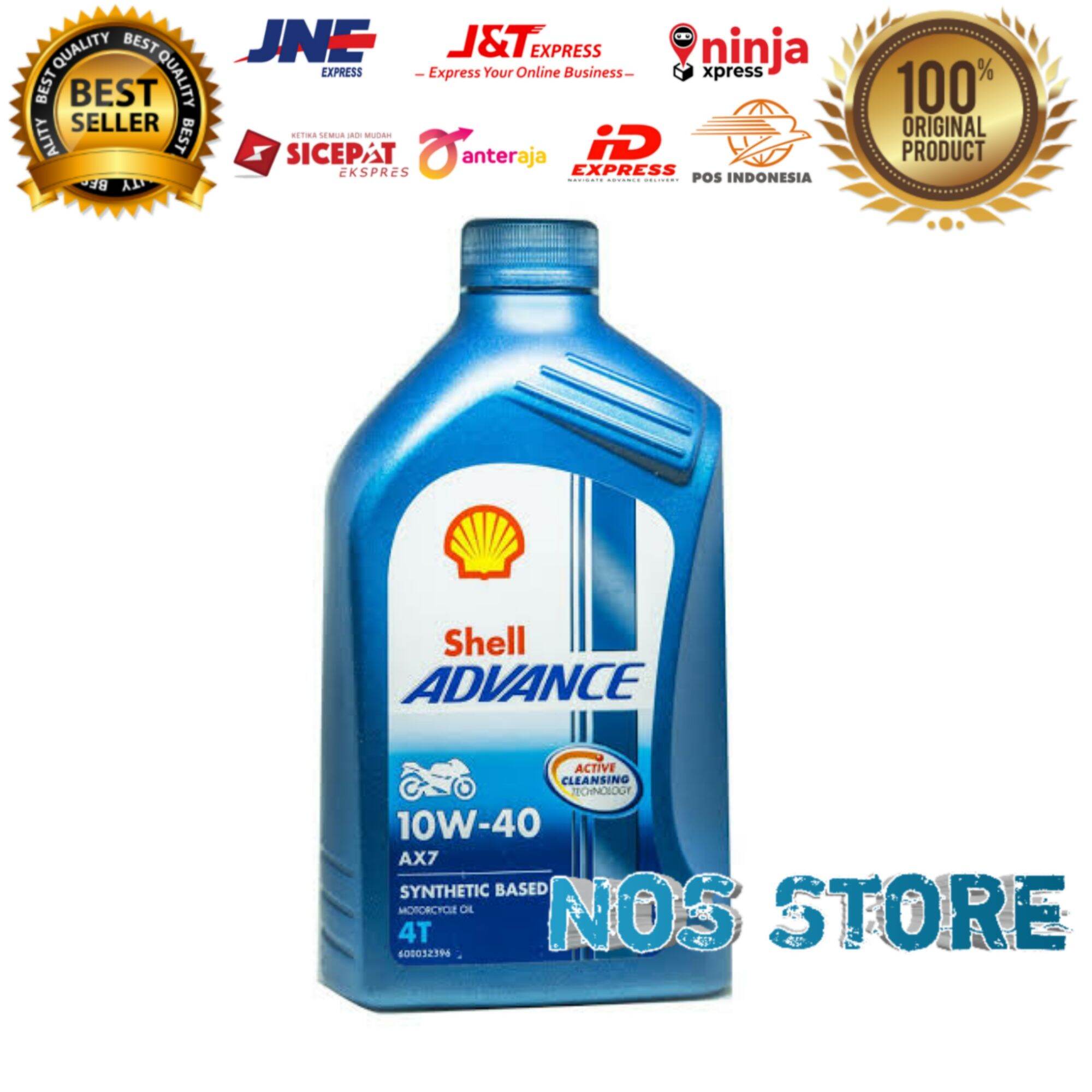 SHELL Oli Advance 10w-40 [1L] ORIGINAL | Lazada Indonesia