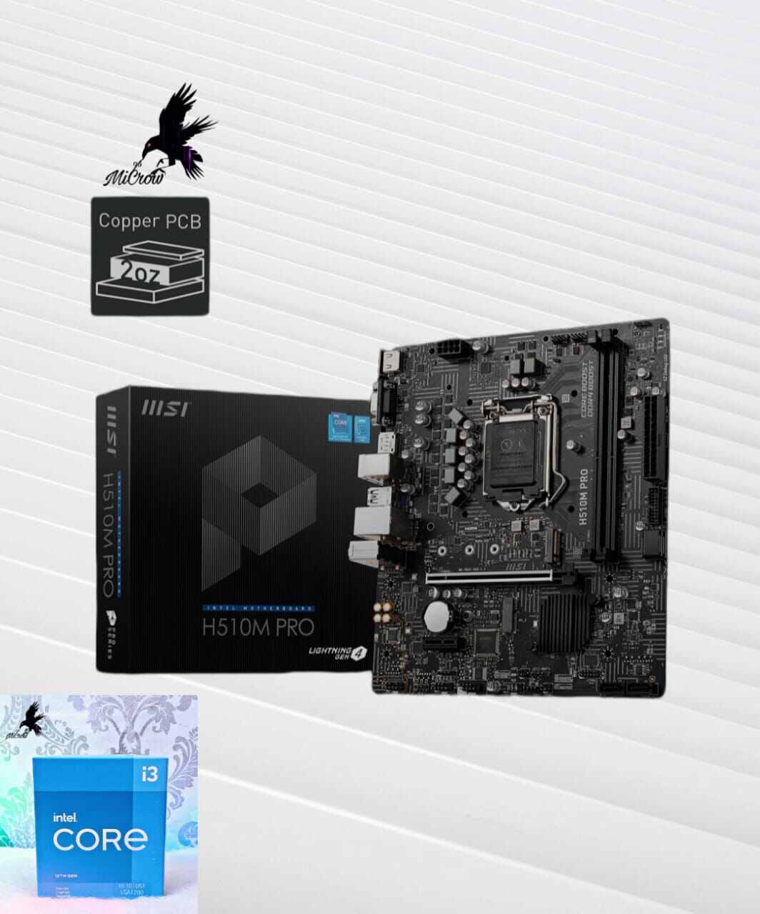 Paket Intel Core i3 10105f 4 core 8 thread gen 10 LGA 1200 ...