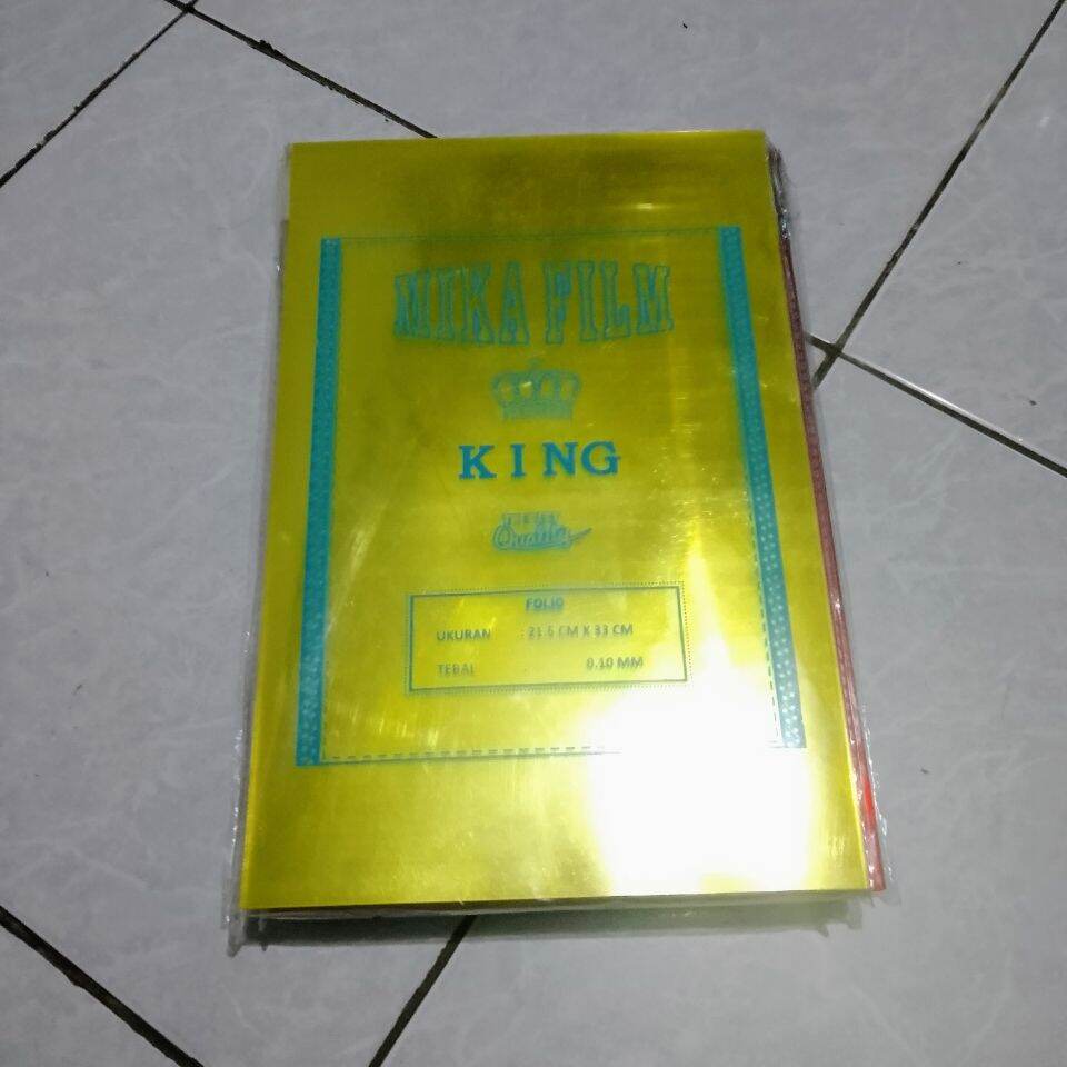 Plastik Mika Jilid Folio 0.10 Mm Isi 10 Lembar