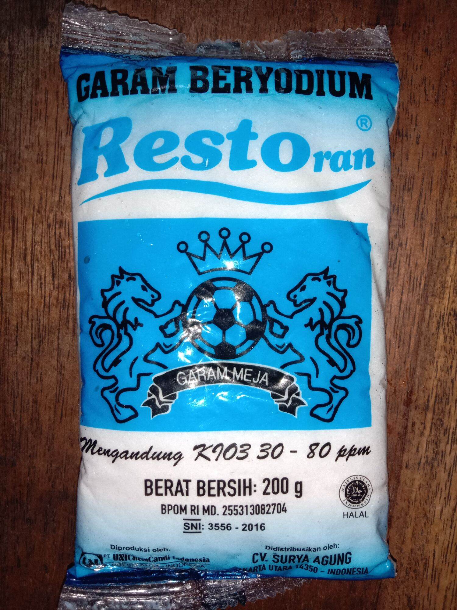 Garam Resto Beryodium 200g | Lazada Indonesia