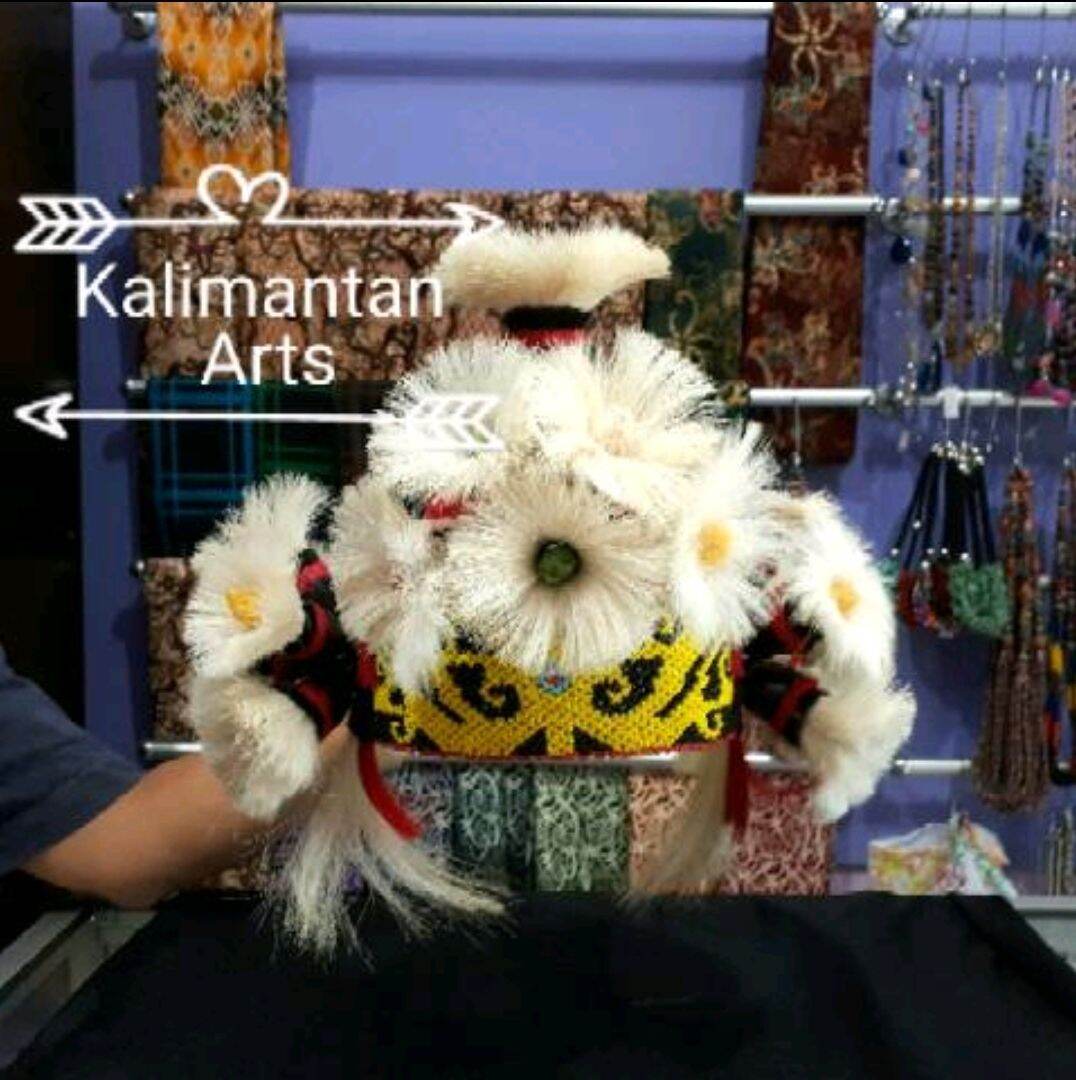 Topi Dayak Hiasan Kepala Dayak Bluko Dayak Kenyah Wanita Dewasa Lazada Indonesia 0971