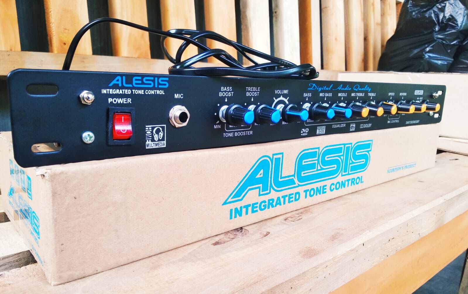 ALESIS Tone Control Equalizer stereo plus echo siap pakai | Lazada