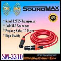 Kabel Mic XLR Male Female Soundmax 10METER