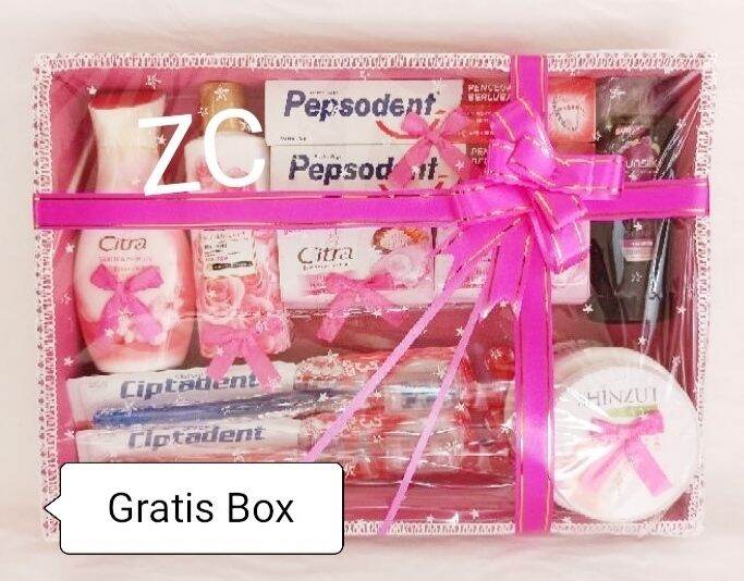 Paket Seserahan MURAH/ Kado Pernikahan Perlengkapan Mandi (free Box)