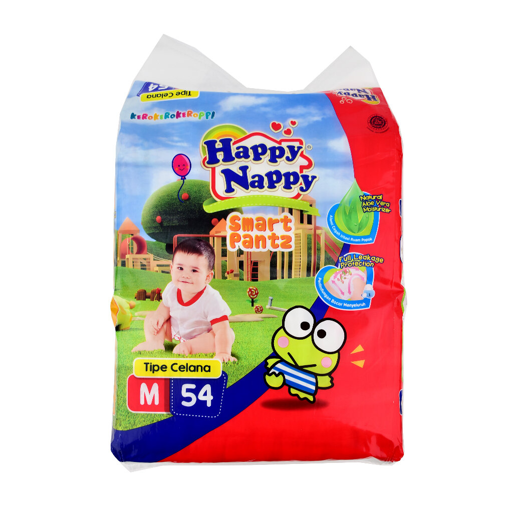 Happy Nappy Smart Pants M 54 - Popok Celana Bayi