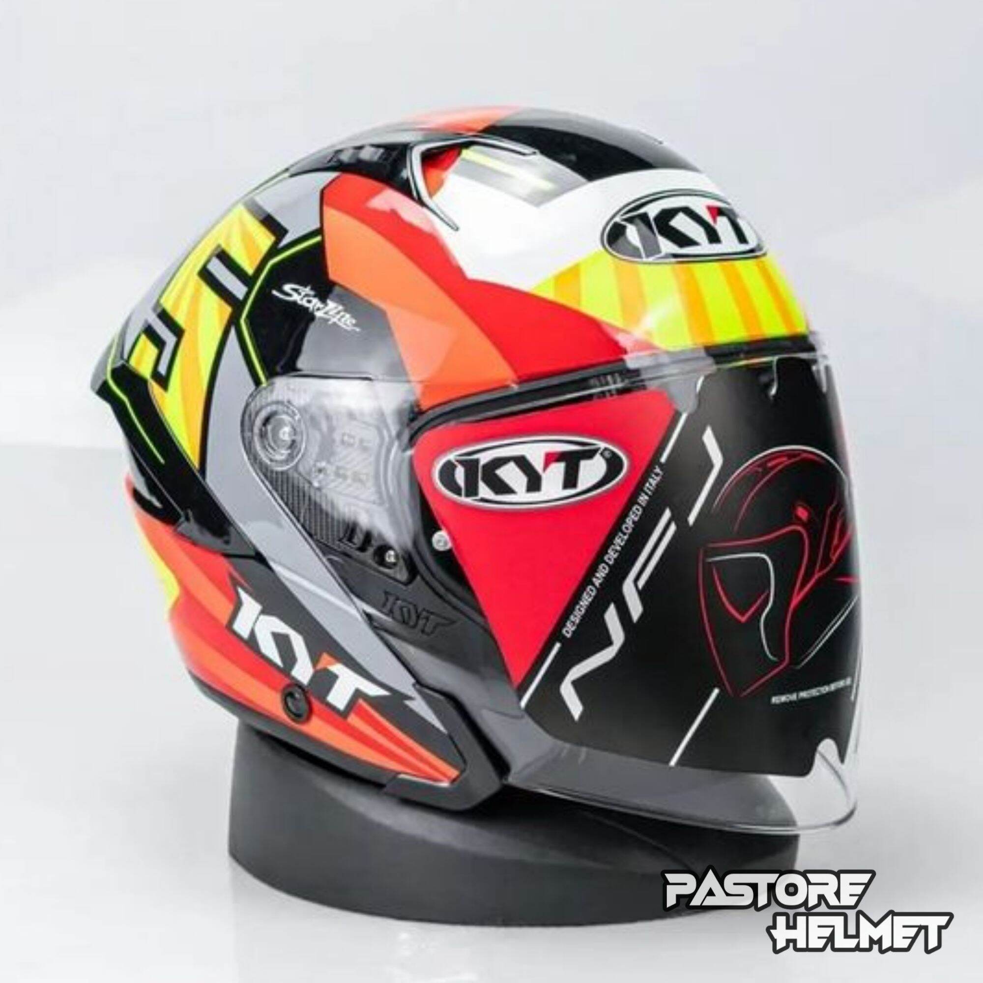 Helm KYT NFJ Jaume Masia / NFJ Jaume Masia / KYT Half Face / Produk