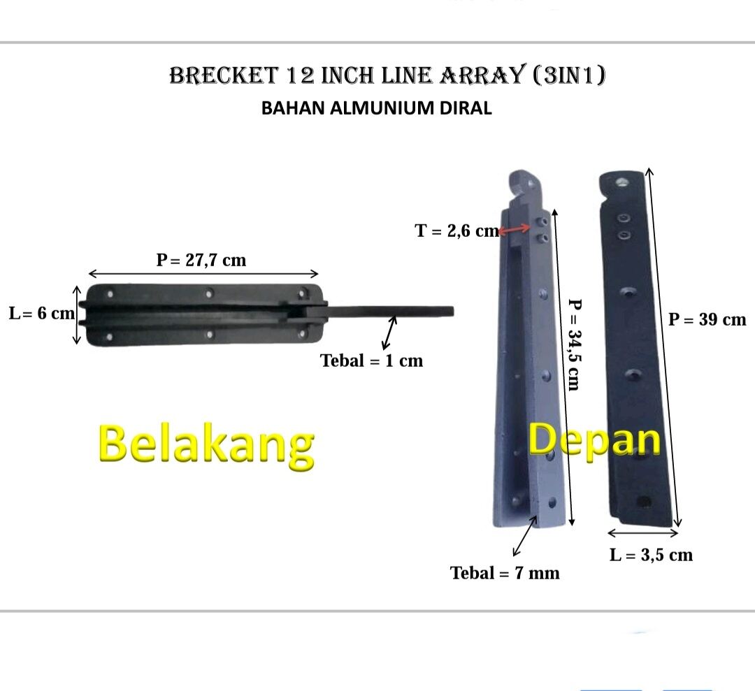 bahan bracket line array