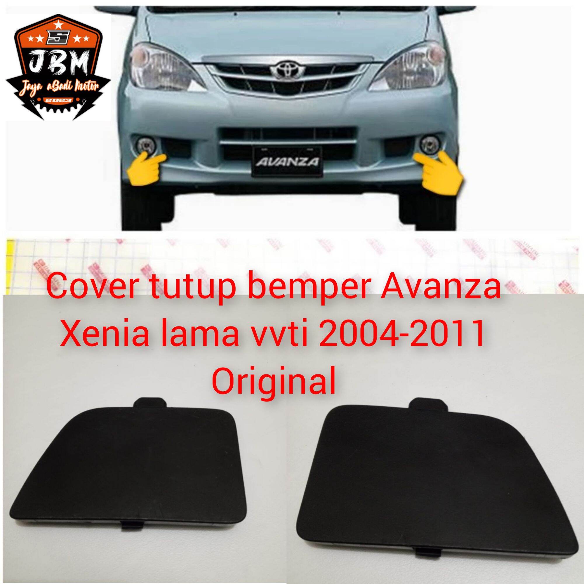 Cover tutup bemper Avanza Xenia lama vvti 2004-2011 Original Harga 18,433 rupiah*Gratis Ongkir