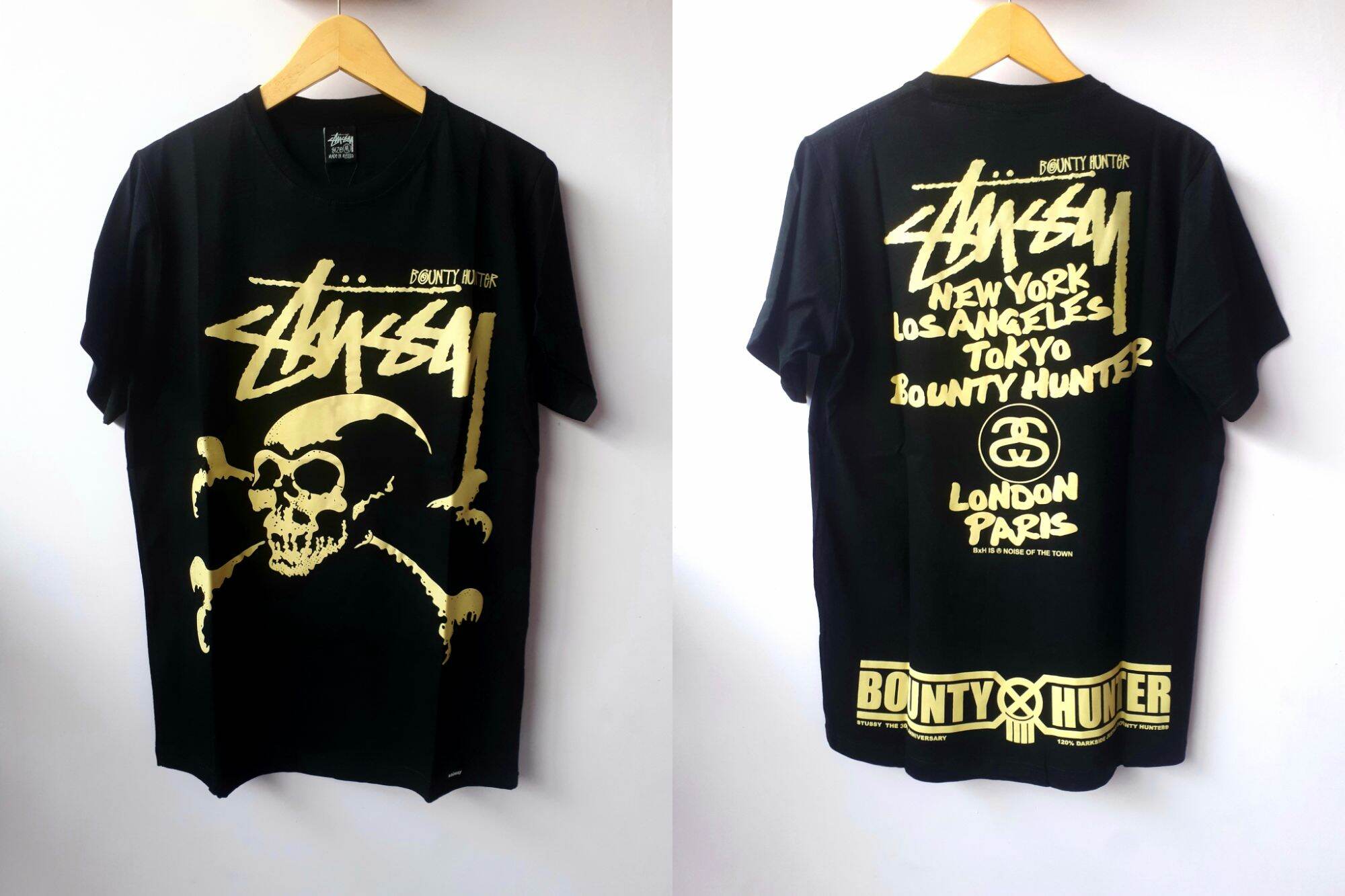 KAOS STUSSY BOUNTY HUNTER NEW PREMIUM QUALITY Kaos Stussy Graphic 