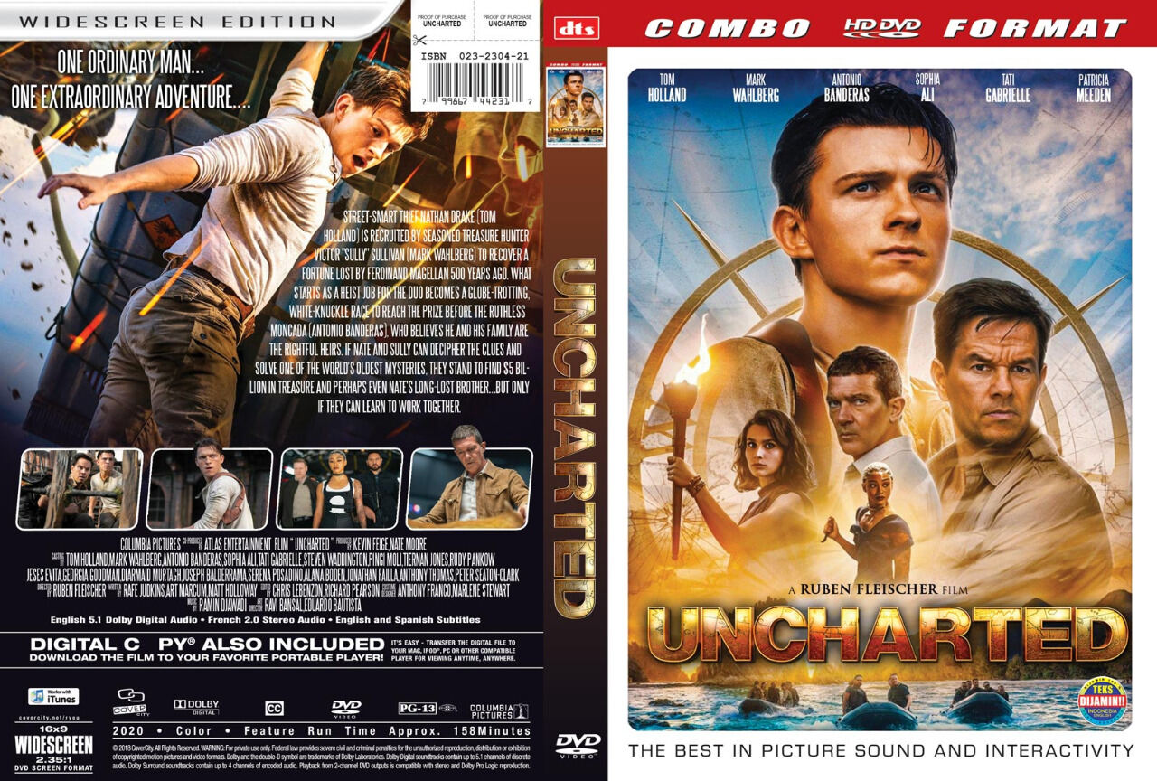 Kaset Dvd Film Bioskop UNCHARTED 2022 Lazada Indonesia