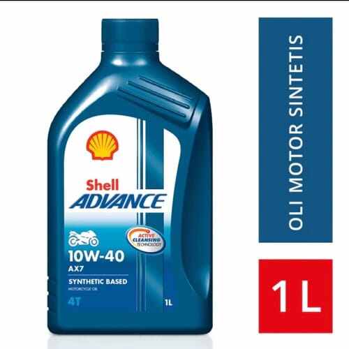 oli Shell advance AX7 1L 10W-40 Harga 48,000 rupiah*Gratis Ongkir