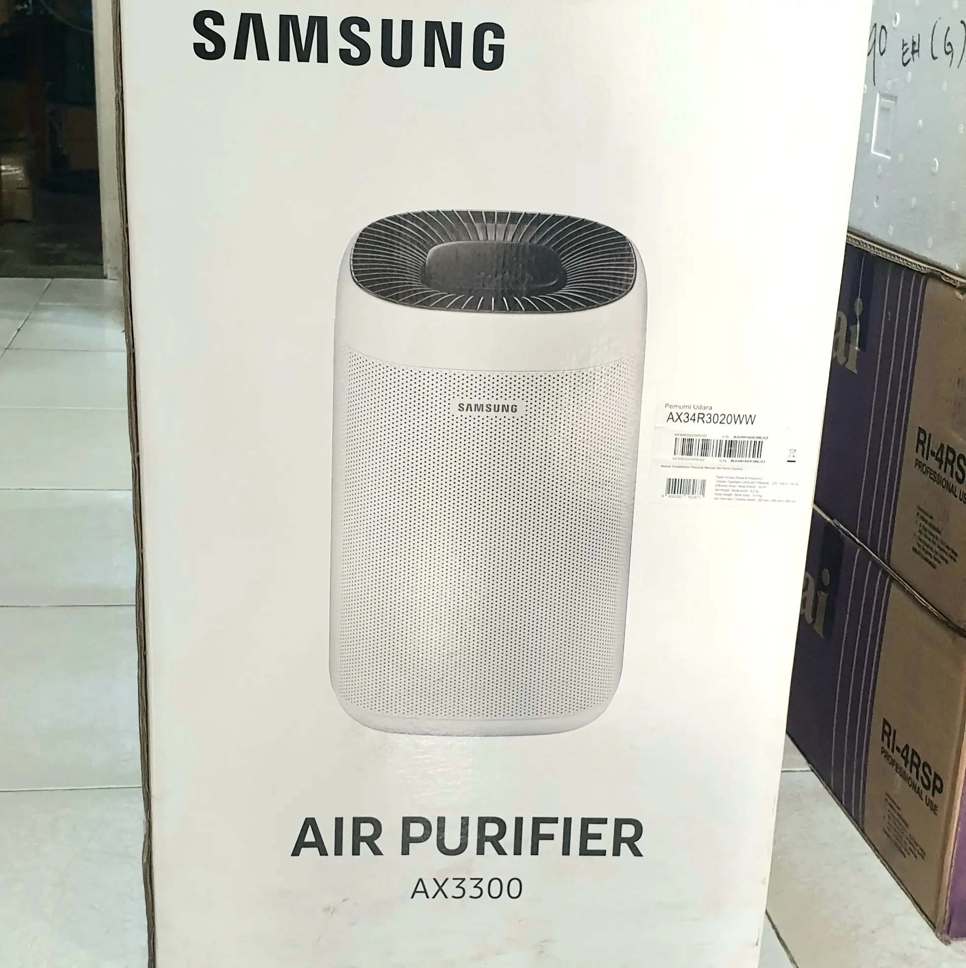 SAMSUNG Air Purifier AX34R3020WW 34m² garansi resmi AX3300