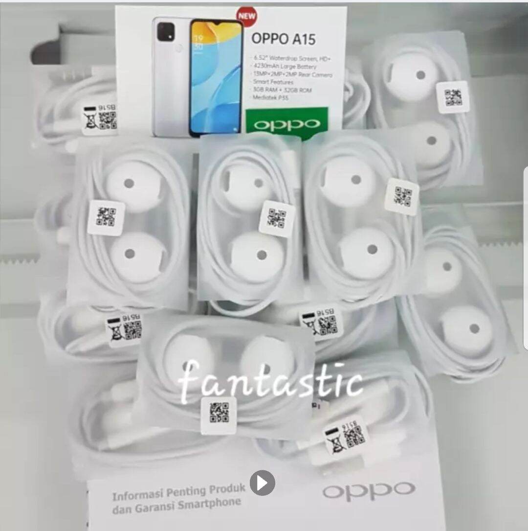 headset oppo a15s