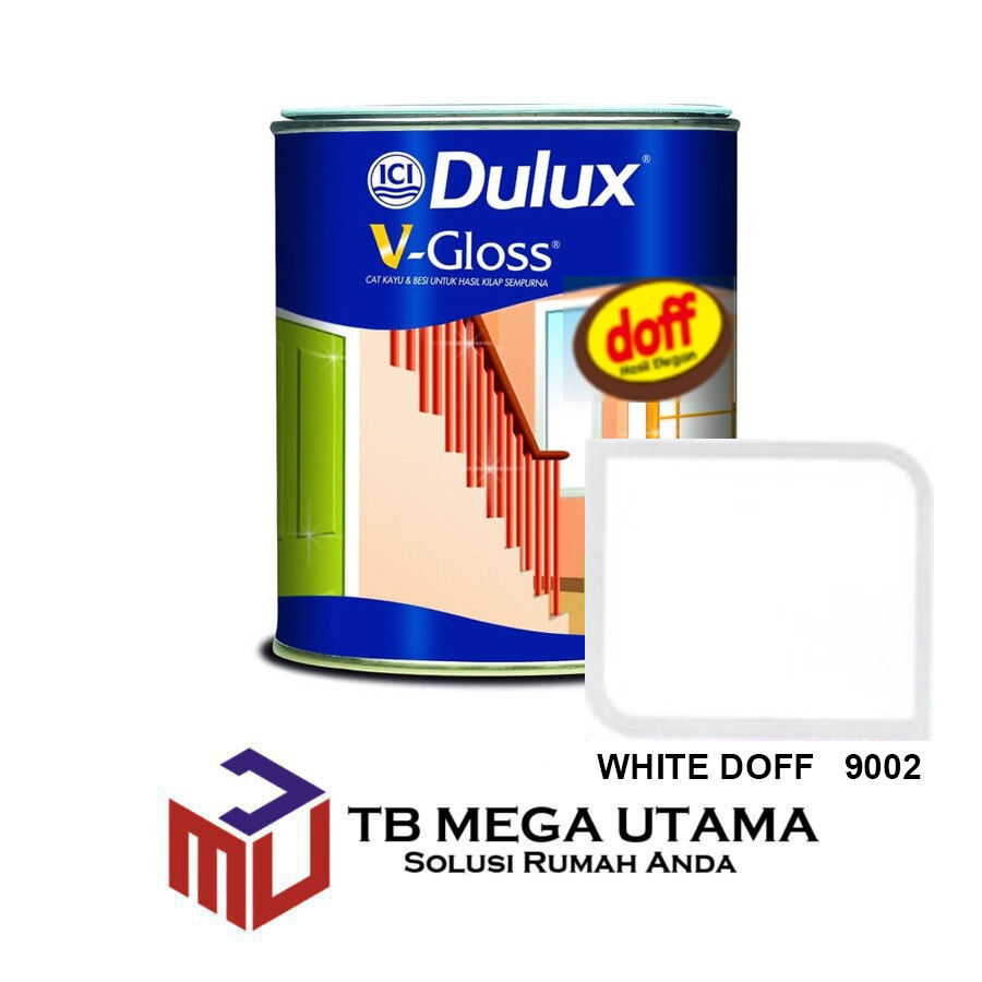 Dulux V Gloss White Doff Liter Cat Kayu Dan Besi Interior Lazada Indonesia