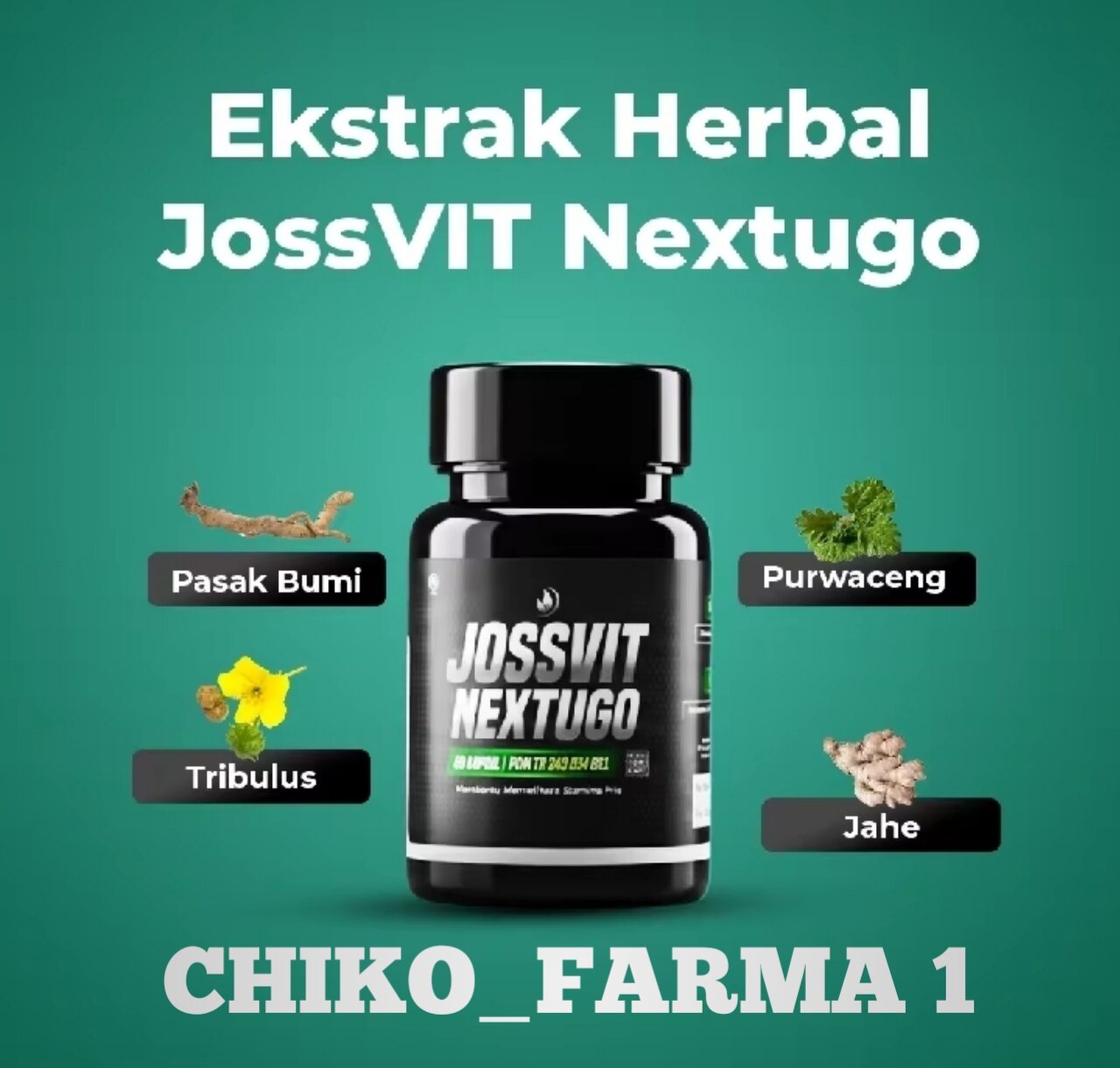 Jossvit Nextugo Original 30 Capsules New Packaging Safe Privacy