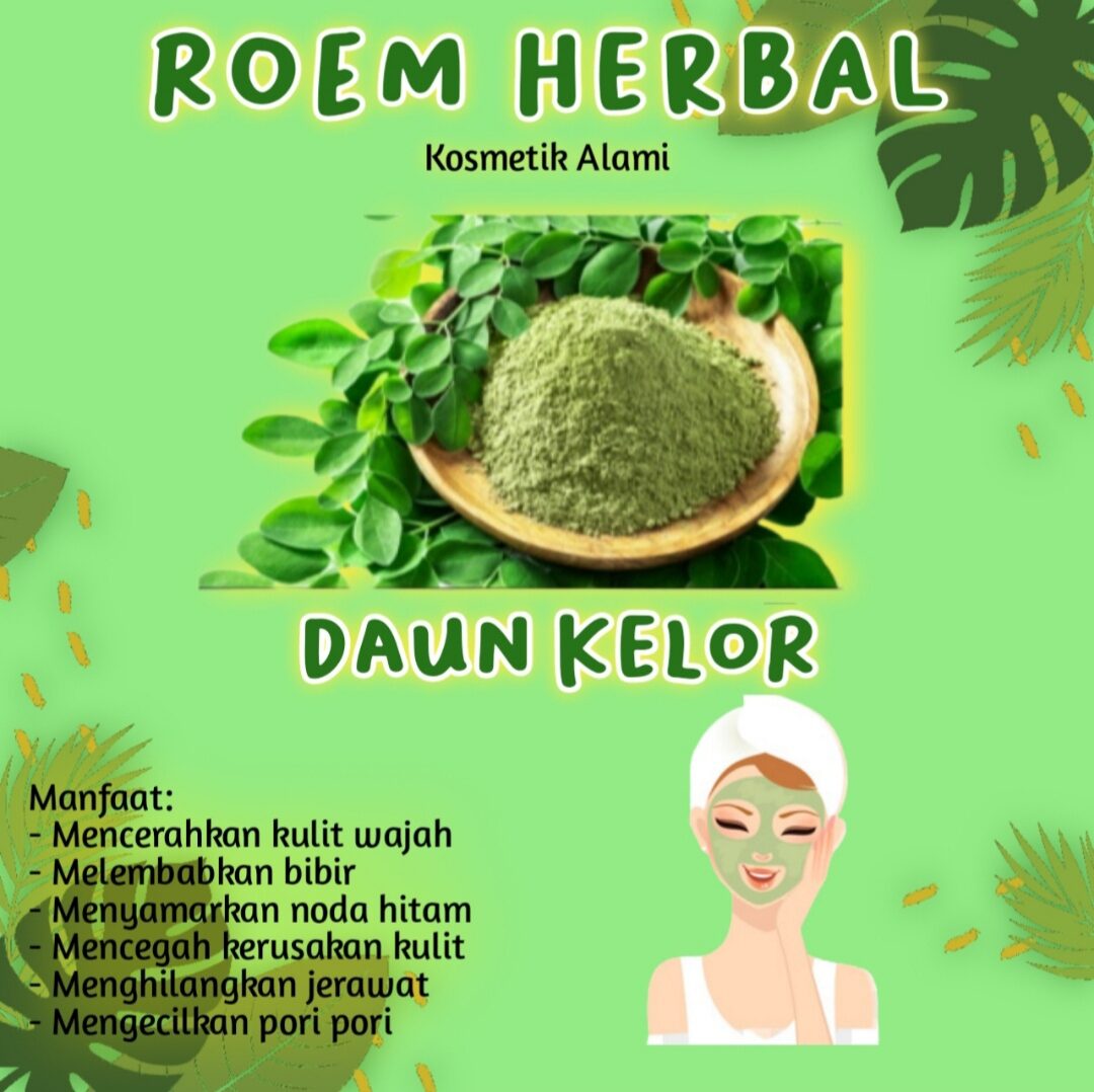 Masker Daun Kelor Alami 100 Alami Lazada Indonesia