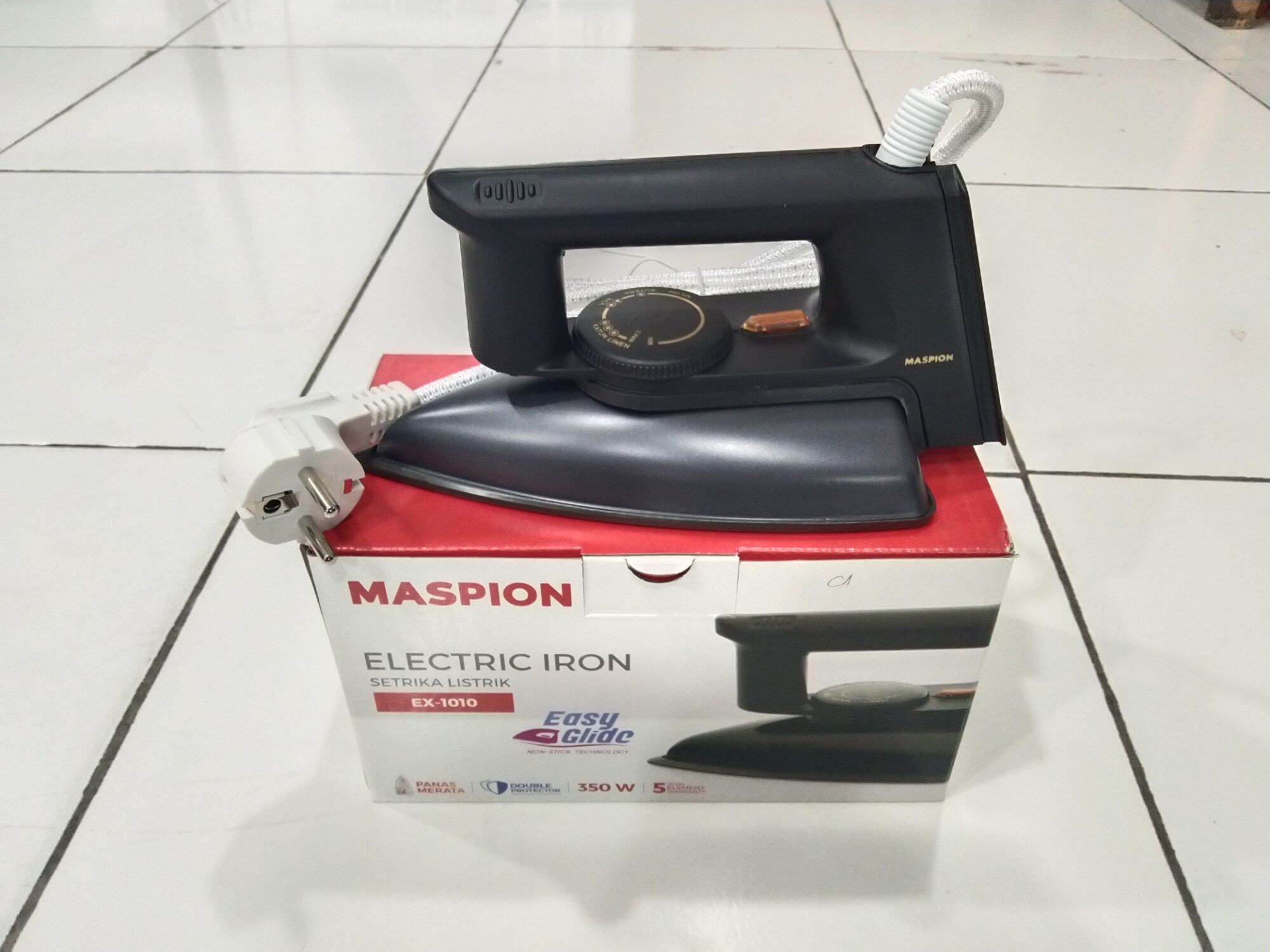 Strika listrik maspion electric iron easy glide EX-1010 | Lazada Indonesia