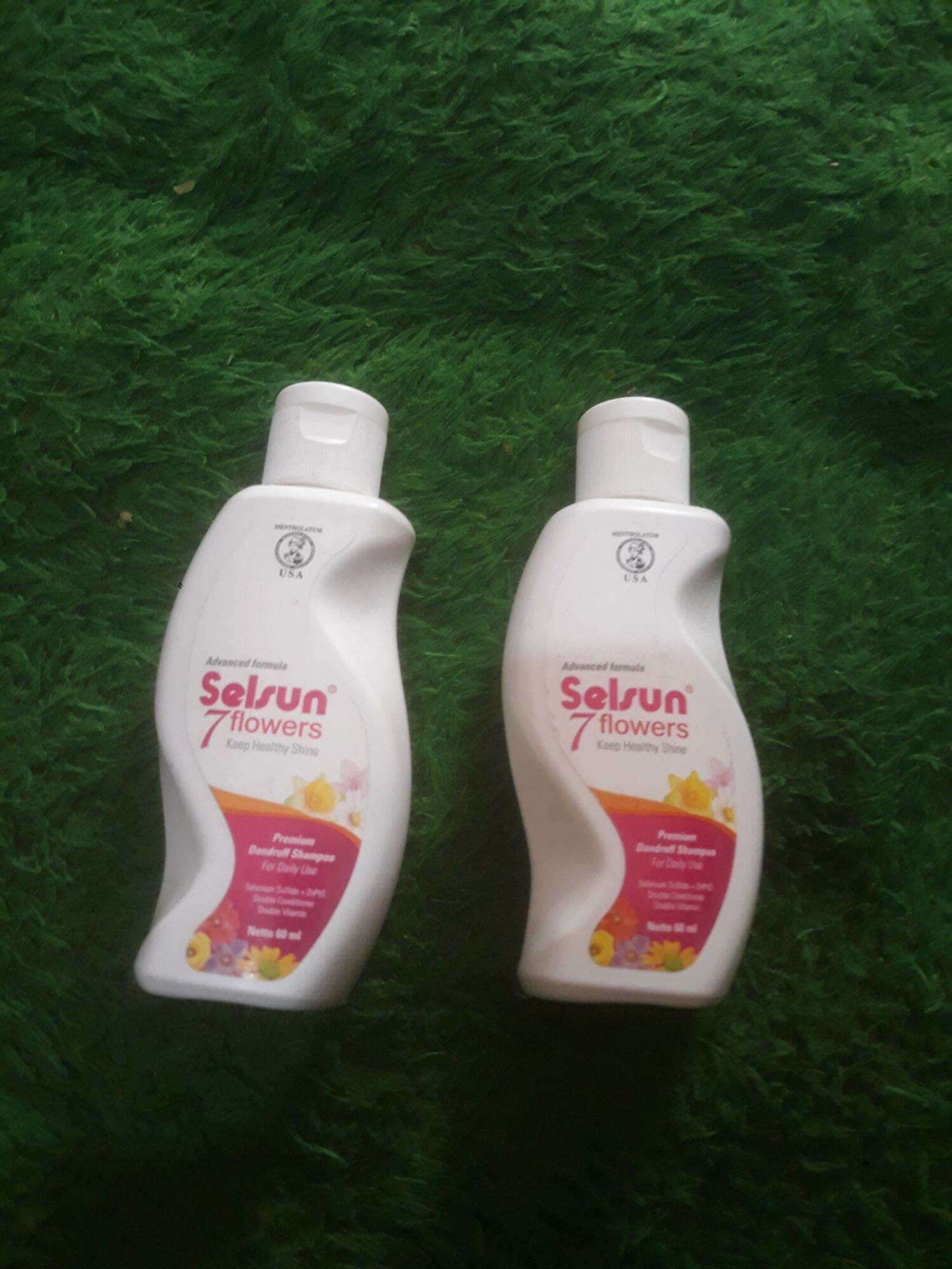 Selsun 7 Flowers Premium Dandruff Shampo 60ml Lazada Indonesia