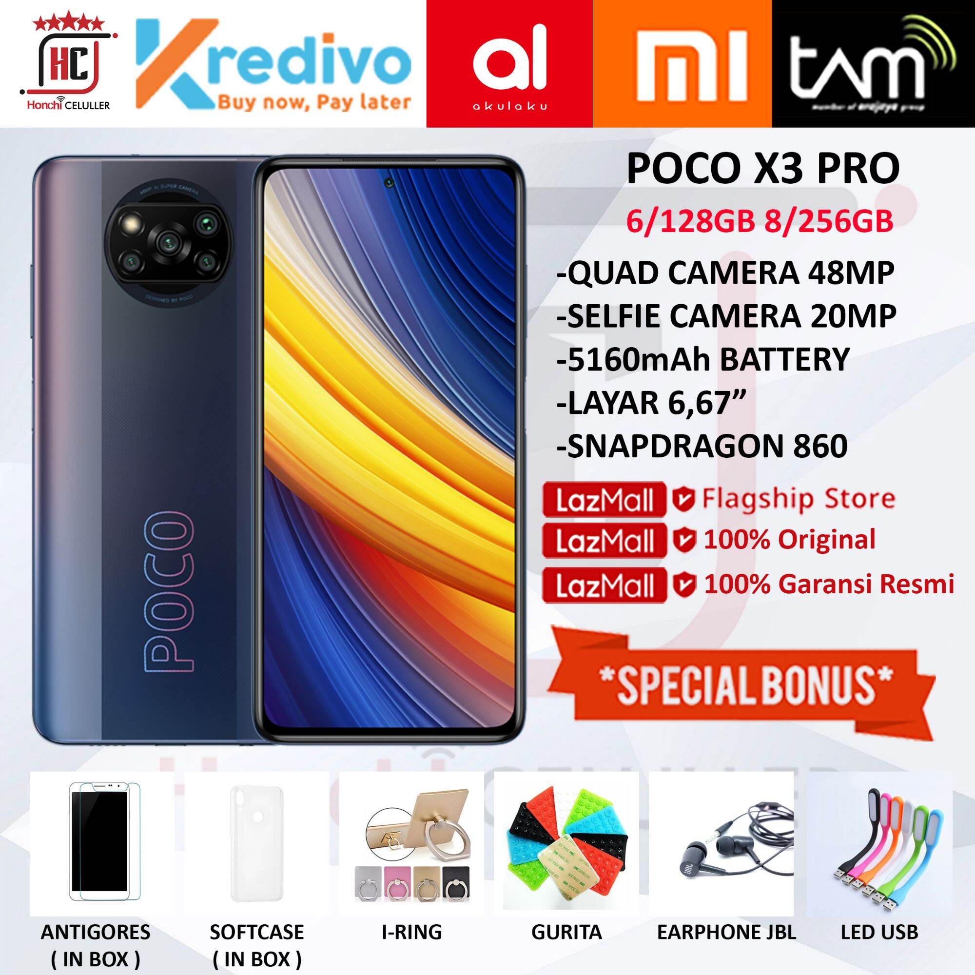 XIAOMI POCO X3 PRO 8/256GB 6/128GB GARANSI RESMI XIAOMI INDONESIA ...