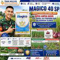 Obat Semprot Ampuh Basmi ULAT Grayak Merk MAGICO 40 SP METOMIL 250 Gram dan Ampuh Basmi Ulat Jenis Lainnya yang ganggu tanaman Serta BUSUKKAN TELOR KAPER