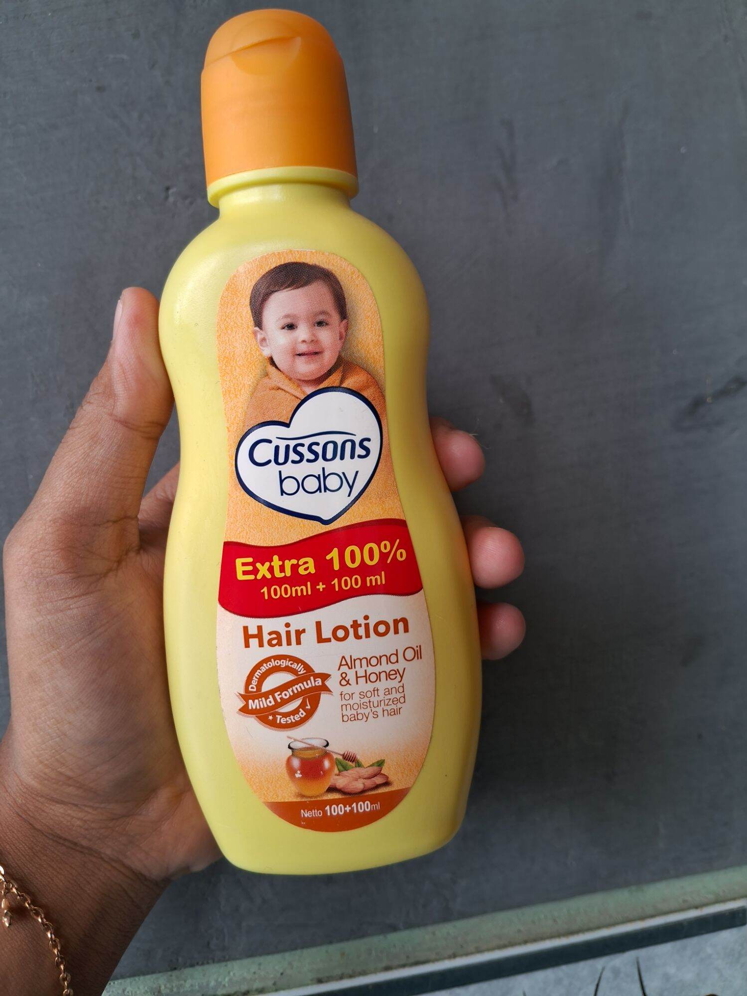 Cussons Baby Hair Lotion Almond Oil Honey 200ml Lazada Indonesia