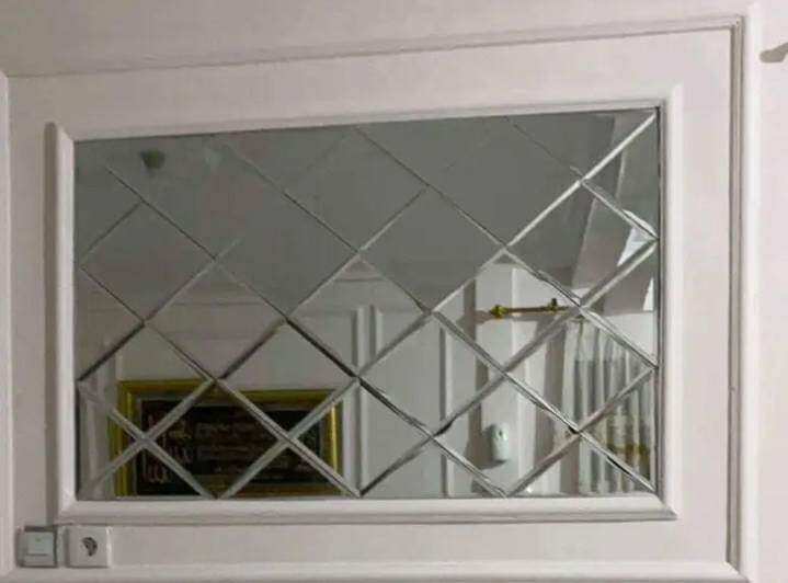 120 x 100 tebal 5 mili bevel 1 cm kaca cermin custom free packing kayu sama doubletape foam kacacermin moulding cermin aesthetic cermin hias cermin bagus cermin viral cermin murah cermin dekoratif kaca cermin custom cermin bevel cermin dinding