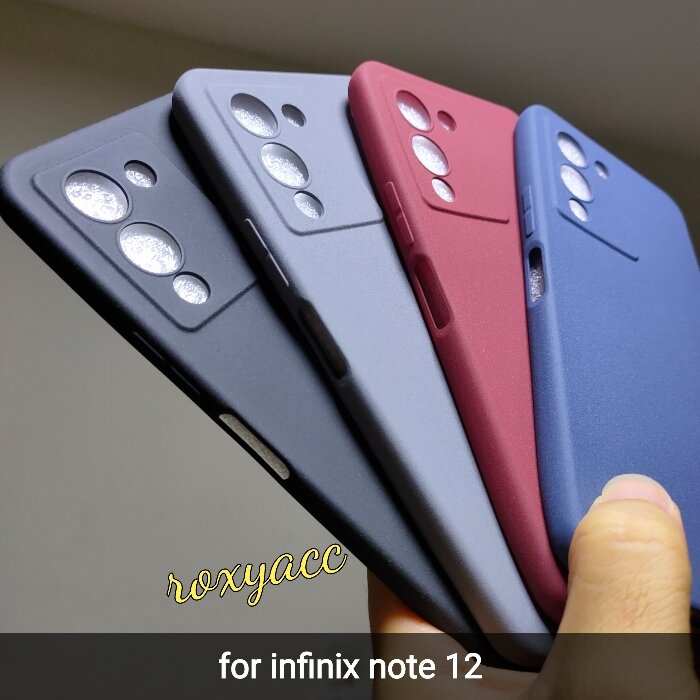 CASE INFINIX NOTE 12 SOFTCASE SANDSTONE SILIKON CASING ANTI SLIP BAHAN KESET SOFT Giá 38,500 Đồng*Miễn phí vận chuyển