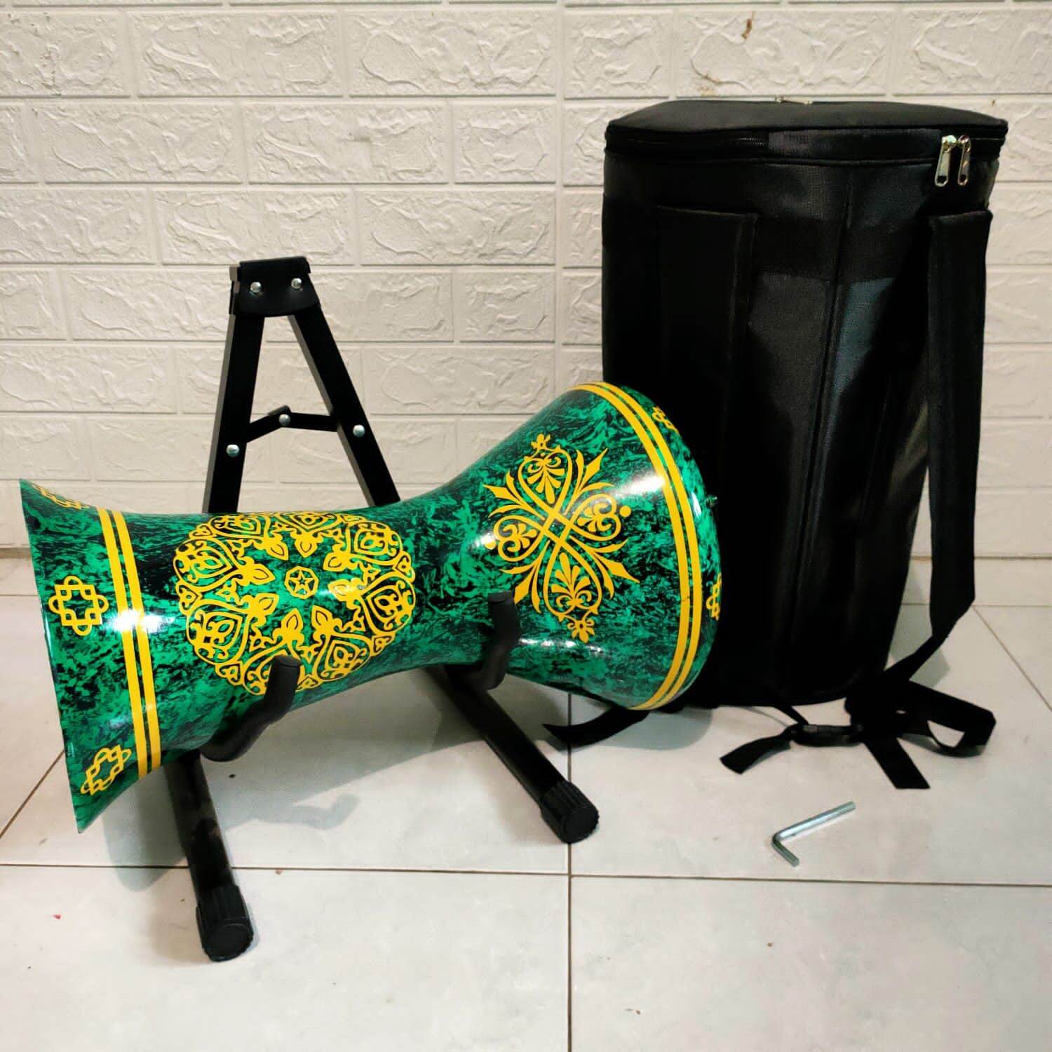 DARBUKA MURAH TERLARIS 8 INC MOTIF BATIK GRATIS TAS DAN KUNCI L
