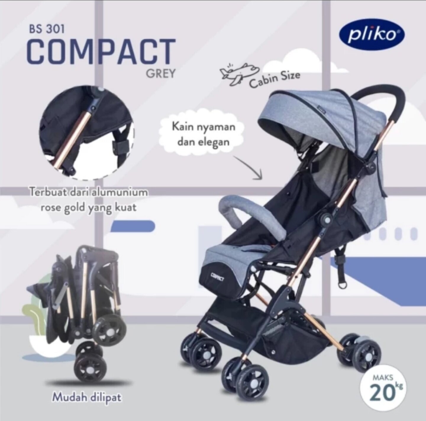 Stroller 2025 pliko compact