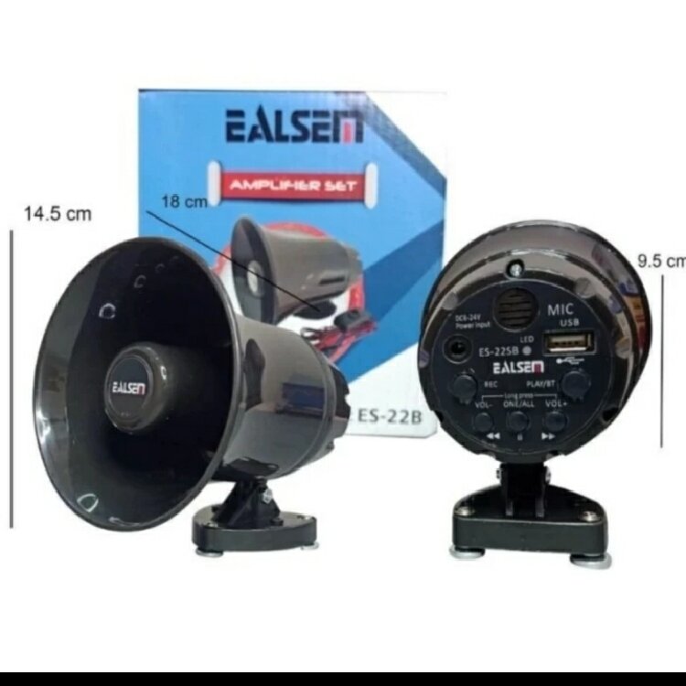 Speaker Toa Ealsem Bluetooth ES-22B Bisa Rekam Suara Pengeras Megaphone ...