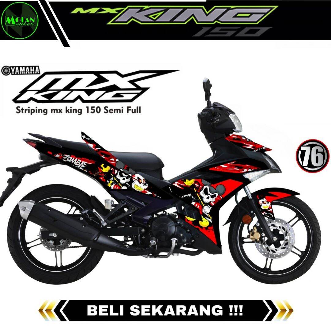 Decal Sticker Striping Variasi Semi Fullbody Jupiter Mx King 150 Jupiter Mx 150 Striping Mx