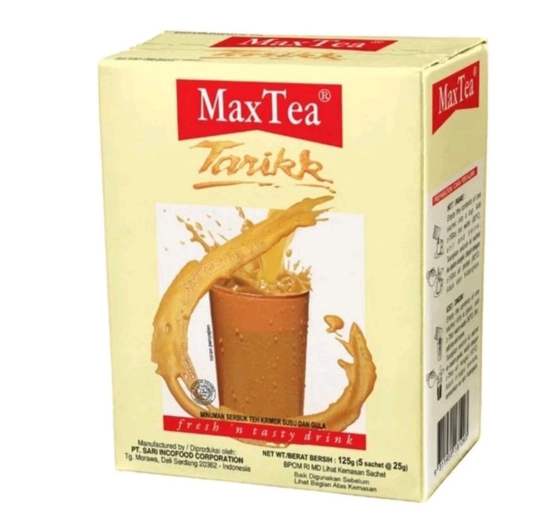 Maxtea Indocafe Maxtea Teh tarik isi 5 Sachet | Lazada Indonesia