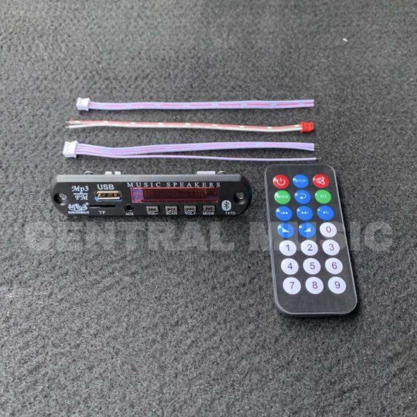 MODUL BLUETOOTH KIT MP3 PLAYER SUNCHONGLIC 3 KABEL KUALITAS TERBAIK