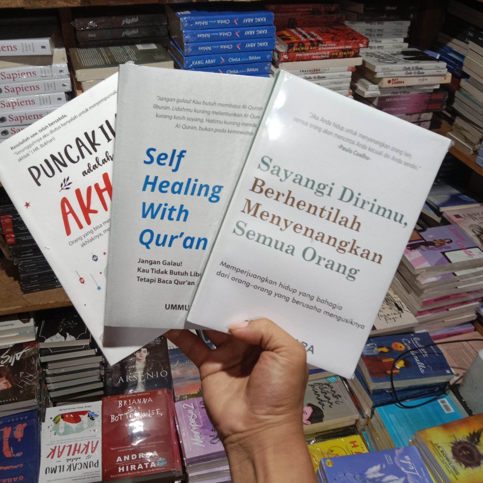 Paket 3 Buku Sayangi Dirimu Self Healing Quran And Puncak Ilmu Adalah