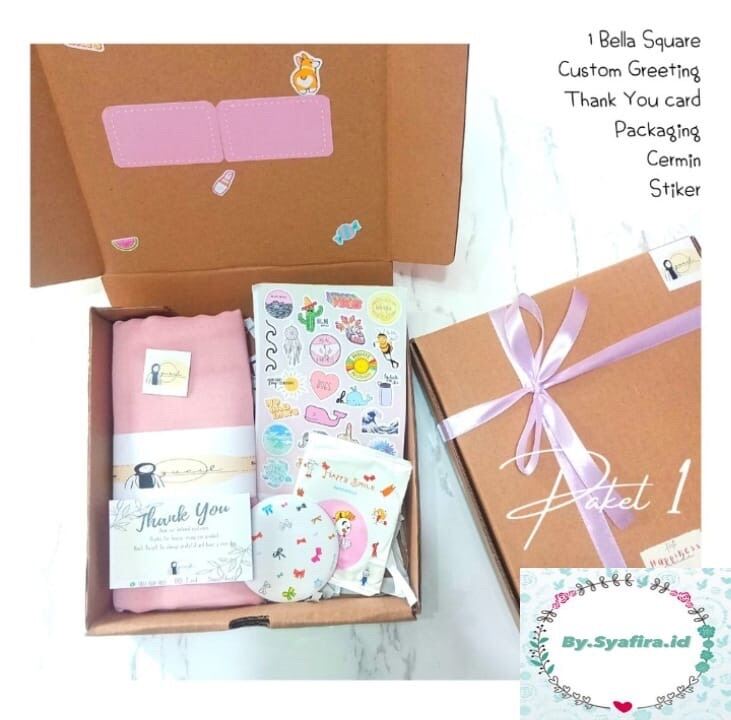 Paket hampers - Give Box Hijab set|KADO ULTAH | KADO WISUDA| KADO