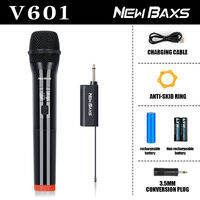 NEW BAXS V601/V701/V801/V901 wireless microphones Mikrofon Nirkabel Genggam UHF 6.35 MM Pasang dan Pakai Perangkat Audio Suara Bernyanyi Hiburan Rumah