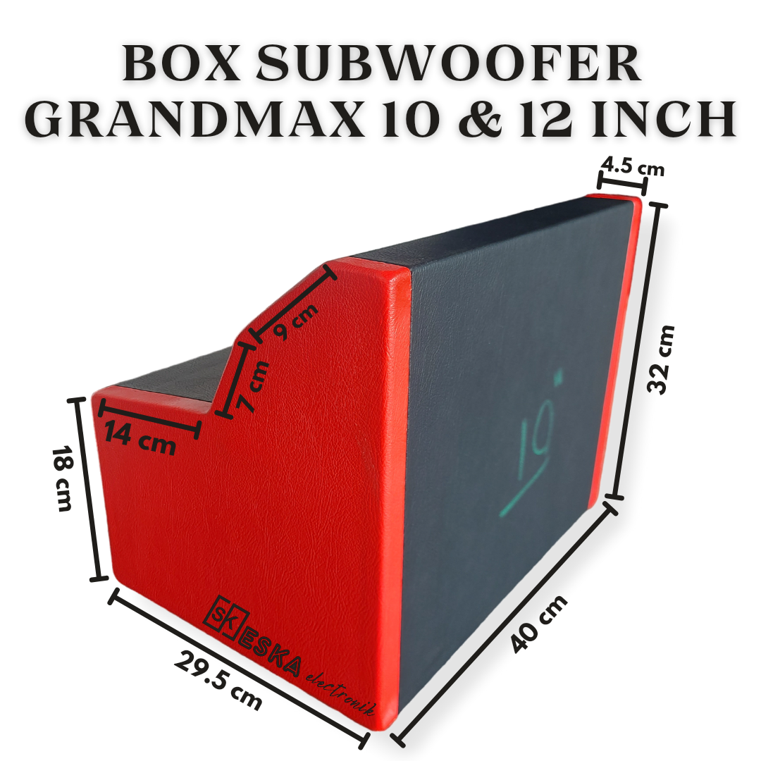 Skema Box Speaker Subwoofer Box Subwoofer 10 Inch Mobil SIMBA 10