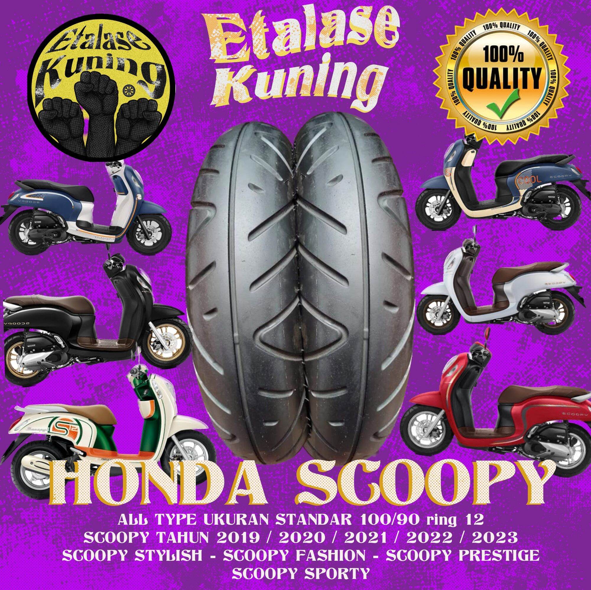 SIAP KIRIM! BAN DEPAN HONDA SCOOPY UKURAN STANDAR 100/90 RING 12 COCOK DIGUNAKAN UNTUK MOTOR SCOOPY NEW SCOOPY PRESTIGE SCOOPY STYLISH SCOOPY FASHION SCOOPY SPORTY ALL TYPE DENGAN KUALITAS TERBAIK DAN TYPE TUBLESS UKURAN DEPAN HARGA MURAH / HARGA PER PCS