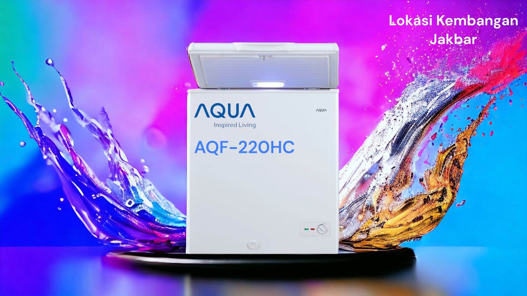 Chest Freezer AQUA Sanyo AQF 220 HC Anti Bacterial 210 Liter | Lazada ...