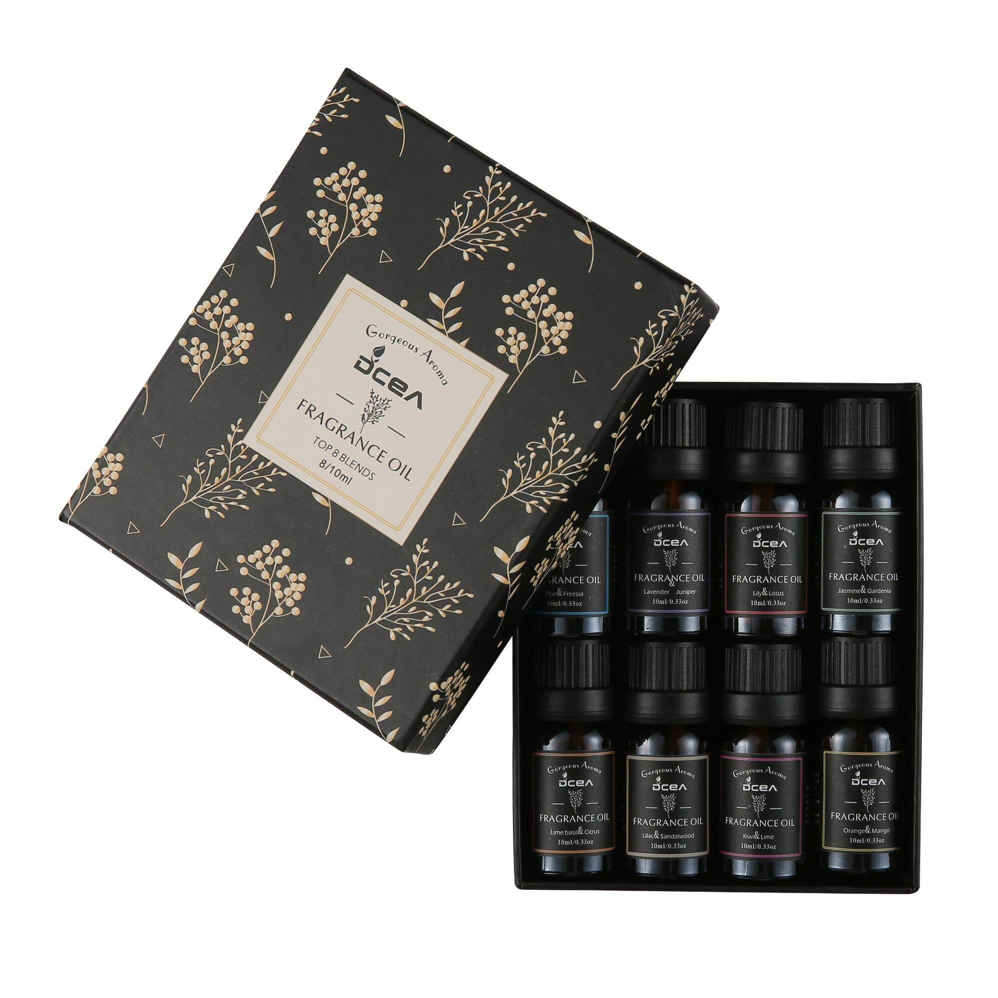 Essential Oil Fragrance Oil SET 8 IN 1 Minyak Pengharum Ruangan Pewangi ...