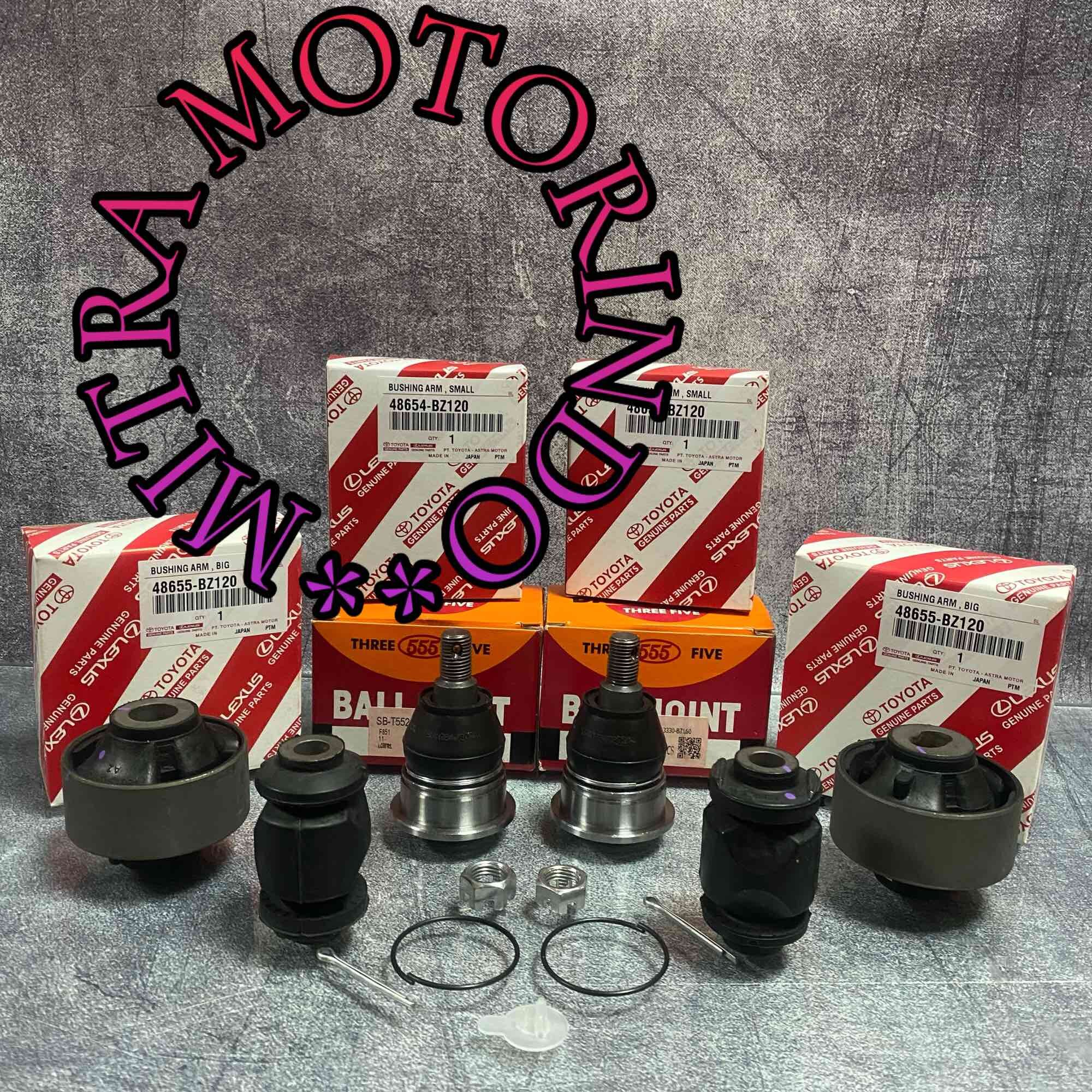 Bushing Lower Arm Set Besar + Kecil + Ball Joint Toyota Veloz Harga 685,000 rupiah*Gratis Ongkir