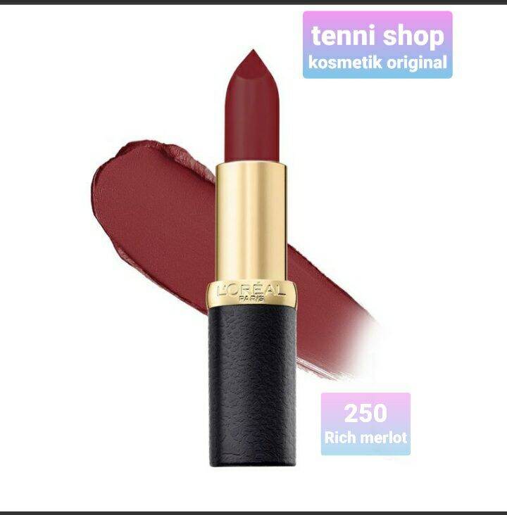 loreal lipstick rich merlot